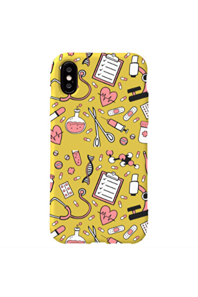 Other Apple iPhone X Laboratory Yellow Colored Silicone TPU Θήκη