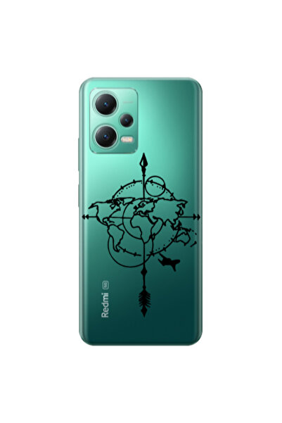 Other Xiaomi Redmi Note 12 Pro Plus 5G Old Map Transparent Silicone TPU Θήκη