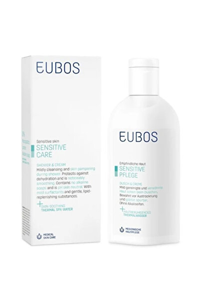 EUBOS | Sensitive Shower &amp; Cream | Απαλό Υγρό Καθαρισμού Σώματος για Ξηρή...
