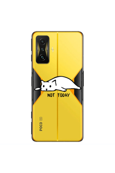 Other Xiaomi Poco F4 Gt Not Today Transparent Silicone TPU Θήκη