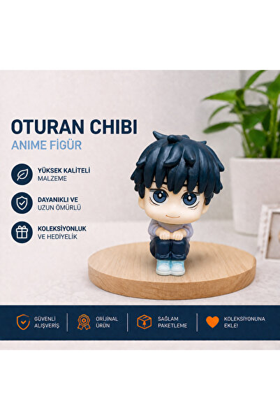 TÜTSÜ SEPETİ 10cm jujutsu kaisen okkotsu yuto anime figürü haikyuu animesinde...