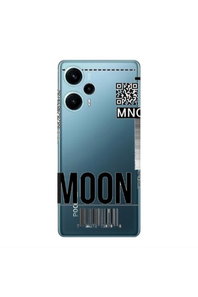 Other Xiaomi Poco F5 A ticket to the moon Transparent Silicone TPU Θήκη