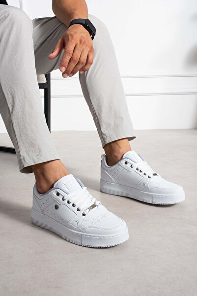 L.A Polo White Men's Sneaker