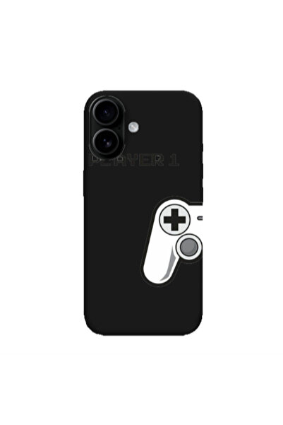 Other Apple Iphone 16 plus Player 1 Black Colored Silicone TPU Θήκη