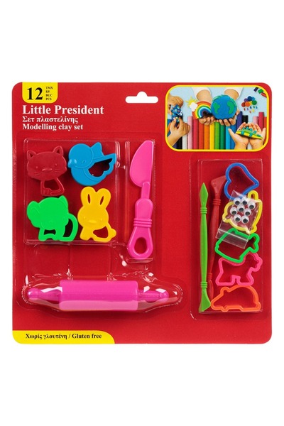 Z Store Little President Modelling Clay Set - 14 Pieces