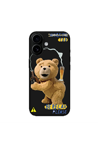 Other Apple Iphone 16 plus Be Relax Black Colored Silicone TPU Θήκη