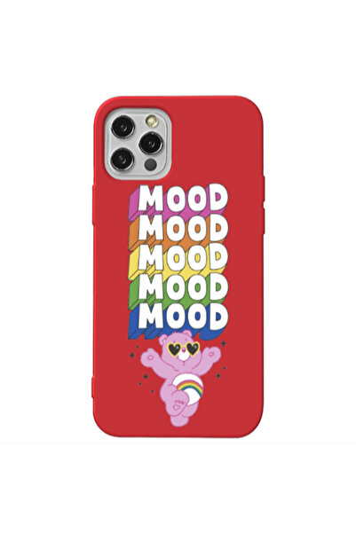 Other Apple iPhone 13 Pro Mood Red Colored Silicone TPU Θήκη