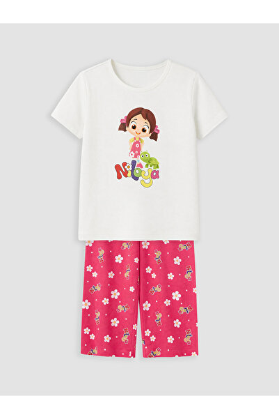 LC Waikiki I Niloya Printed Girls' Shorts Pajama Set from Freezen Store