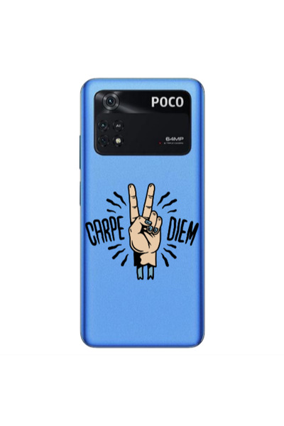 Other Xiaomi Poco M4 Pro 4G Carpe Two Diem Transparent Silicone TPU Θήκη