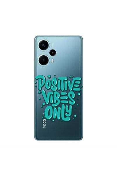 Other Xiaomi Poco F5 Positive Vibes Only Transparent Silicone TPU Θήκη
