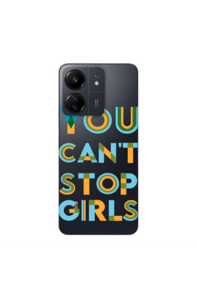 Other Xiaomi Redmi 13C You Cant Stop Girls Transparent Silicone TPU Θήκη