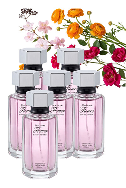 trı 6 Pieces Madame Flower Perfume 100ML
