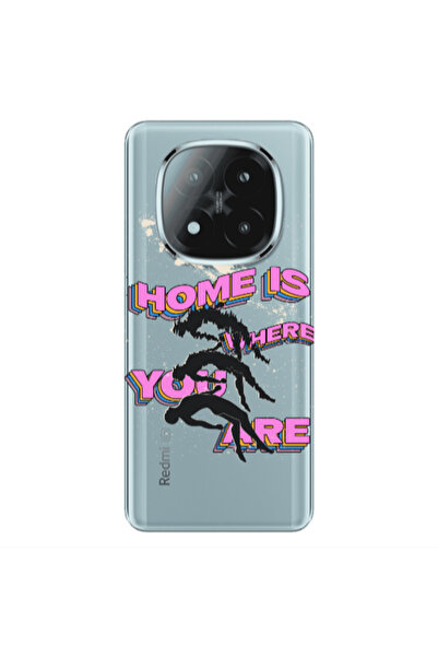 Other Xiaomi Redmi Note 14 Pro + 5g Home Is Where Transparent Silicone TPU Θήκη