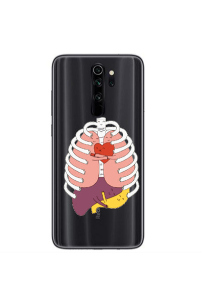 Other Xiaomi Redmi Note 8 Pro Anatomy Transparent Silicone TPU Θήκη