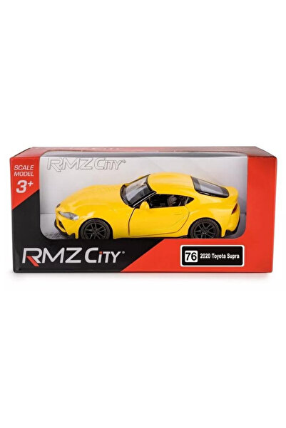Daffi Model metalic turnat sub presiune Toyota Supra 2020 Galben 1:36 - cu tr...
