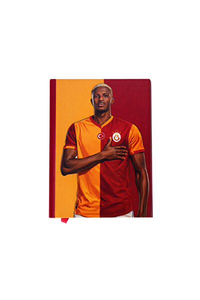 Galatasaray Lisanslı Victor Osimhen Baskılı Defter - Sert Kapak Çizgili Okul ...