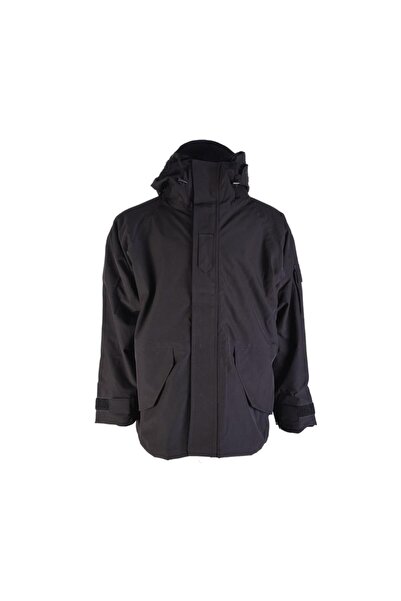 Mil-Tec Τζάκετ Αδιάβροχο Με Fleece Επένδυση Μαύρο M
