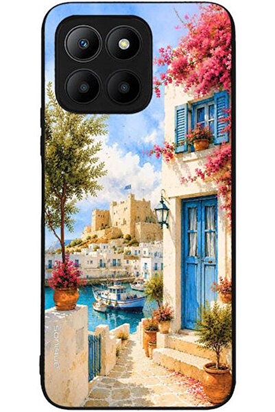 Other Σονίκ Σειρά Μούζα των Ελληνικών Νησιών Honor 70 Lite 5G Θήκη Λιμάνι του...