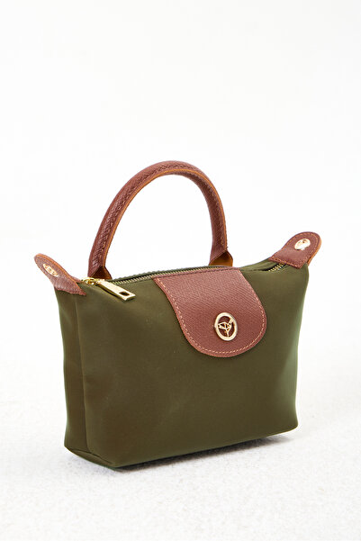 Garbalia Γυναικεία τσάντα ώμου Giza Satin Small Size Khaki Green