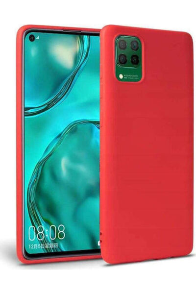 Tech-Protect Icon Πίσω Κάλυμμα Σιλικόνης 1.2mm Κόκκινο (Huawei P40 Lite) Κωδι...
