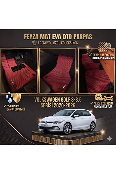 FEYZA OTO VOLKSWAGEN VW GOLF 8 VE 8.5 SERİSİ 2020-2026 ARACA ÖZEL EVA PASPAS ...