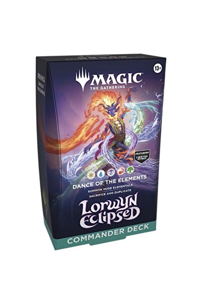 MTG بطاقات تداول لوروين إكلبسيد كوماندر دكس (قطعة واحدة عشوائية)