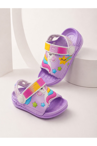 DİAMOND OUTLET Children's Eva Slippers Non-Slip Lightweight Daily Summer Beac...