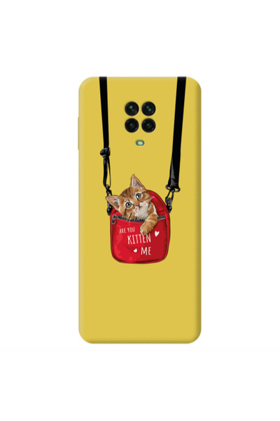 Other Xiaomi Redmi Note 9 Pro Kitten Me Yellow Colored Silicone TPU Θήκη