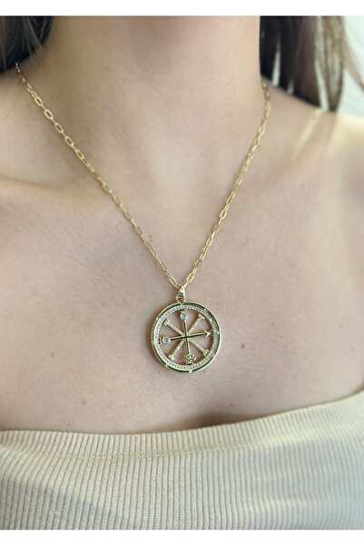 BYYEŞO Compass Steel Necklace