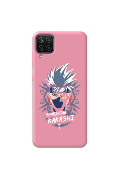 Other Samsung A12 Anime Mangoo Pink Colored Silicone TPU Θήκη