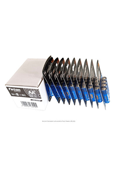 FOTON Set 40 baterii ultra-alcaline LR6 (AA) Foton® Master