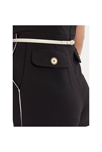 Elisabetta Franchi Salopetă de damă TUT4551E2 Negru