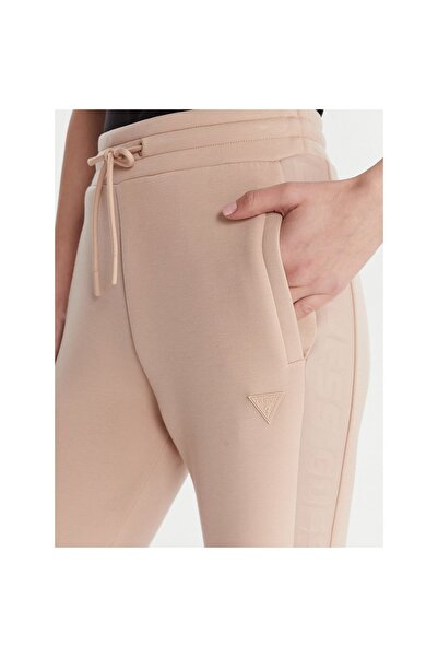 Guess Pantaloni de trening pentru femei V3RB21K7UW2 Bej