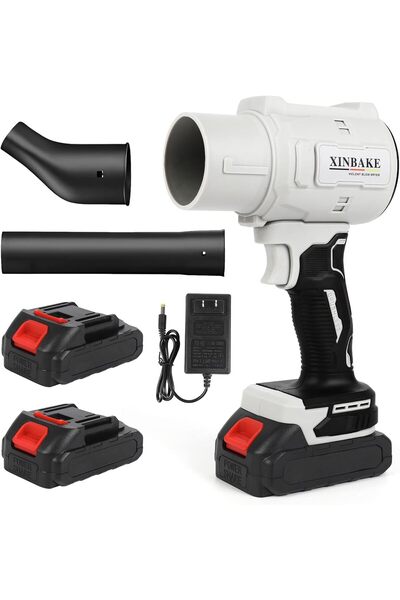 Generic 21V Cordless Jet Fan Blower, 35000 RPM Lithium Violent Hair Dryer & M...