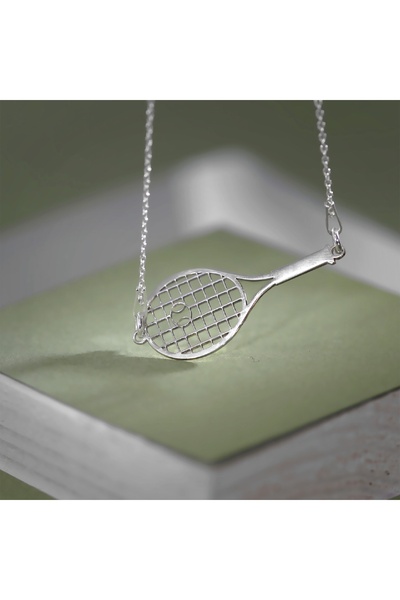 CHIC BIJOUX Lănțișor argint 925 damă Rachetă de Tenis,