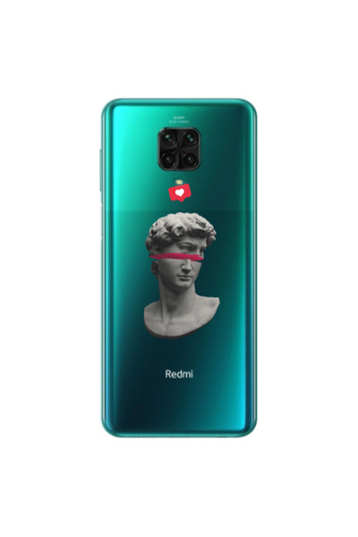 Other Xiaomi Redmi Note 9 Pro Half statue Transparent Silicone TPU Θήκη
