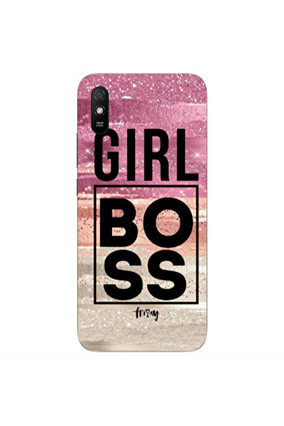 Other Xiaomi Redmi 9A Girl boss friday Transparent Silicone TPU Θήκη