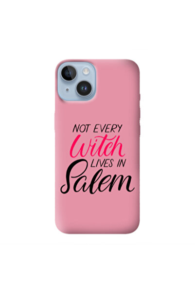 Other Apple iPhone 14 Not every witch lives in salem Pink Colored Silicone TP...