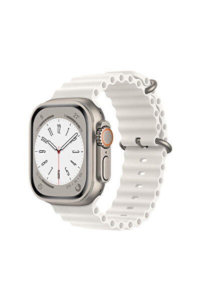 Techsuit Λουράκι ρολογιού W038 Σιλικόνης Λευκό (για Apple Watch 38/40/41/42mm...