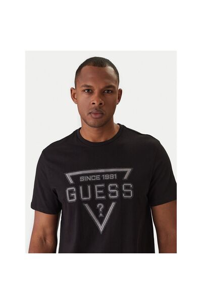 Guess Tricou bărbătesc M6RI09I3Z14 Negru