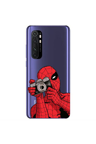 Other Xiaomi Mi Note 10 Lite Spiderman take picture Transparent Silicone TPU ...