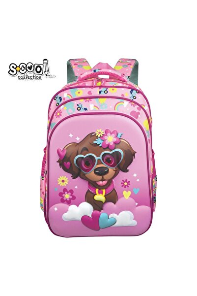 S COOL Rucsac ergonomic 3D 43x30x22cm Happy Rainbow