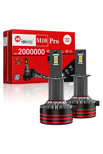 MR.SMART F.T.C M10 Pro LED Headlight Bulbs 150000LM, 6500K Super White, IP68 ...