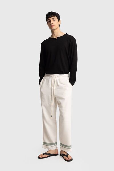 Hiccup GIESTO Pantaloni bărbătești din bumbac, tricot