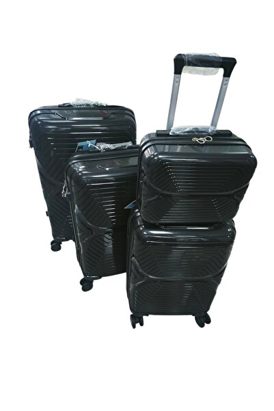 GENERIK 4 Wheels Set of 4 Trolley Bags, Hard Case ABS, 360º Wheeling Carry on...