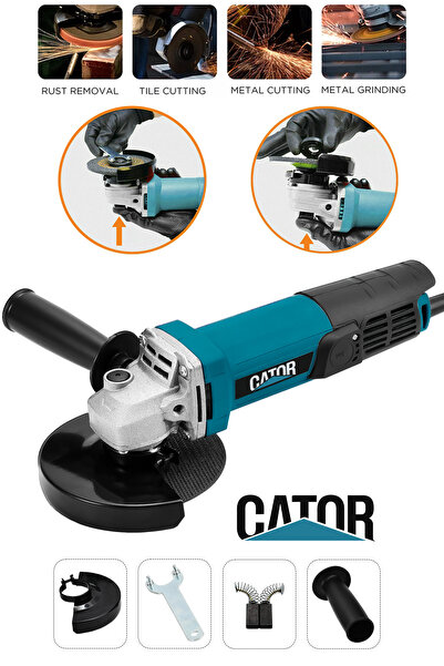 CATOR 550W Bakır Sargılı 125 mm Spiral Avuç Taşlama Makinesi