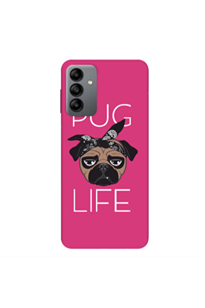 Other Samsung A04S Pug Life Fuchsia Colored Silicone TPU Θήκη