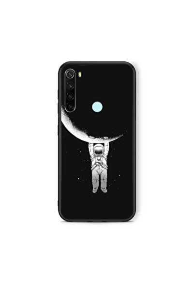 Other Xiaomi Redmi Note 8 Swinging on the moon Black Glossy Θήκη