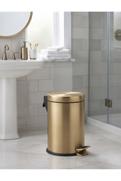 titanium design Mutfak /Banyo Pedallı Çöp Kovası 5 lt