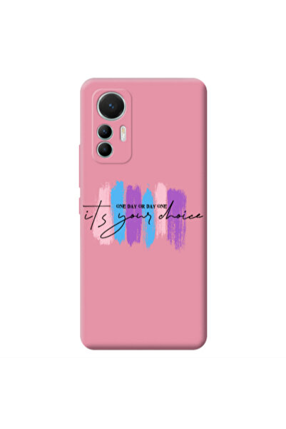 Other Xiaomi Mi 12 Lite One Day Or Day One Pink Colored Silicone TPU Θήκη